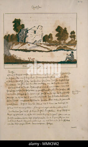 . Deutsch: Beschreibung de Afbeelding der Steden, Dörpen, Gehugten Adelijke en andere Gebouwen in Westfriesland, Waterland, Kennermerland, en Aankleve Van Dien, DUS-beschreven en bij een Versamelt, Mitsgaders, in Alphabetise Ordre Geschikt Tür Andries Schoemaker Atlas Schoemaker: Noord-Holland, Velsen. zwischen 1710 und 1735. Atlas Schoemaker - WESTFRIESLAND - DEEL 4-1161 - Noord-Holland, Velsen Stockfoto