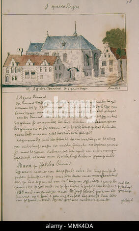 . Deutsch: Beschreibung de Afbeelding der Steeden Dörpen Gehugten Aadelijke Zuijt Gebouwen En Mdz in Holland en Aankleving Van Dien Rackinstallation naat leeven getekeent. en Naat A.B.C. gelegt Dus Beschreeven en bij een Versaamelt Tür Andries Schoemaker 1730 Atlas Schoemaker: Zuid-Holland, 's-Gravenhage. zwischen 1710 und 1735. Atlas Schoemaker - ZUIDHOLLAND - DEEL 3-1640 - Zuid-Holland, 's-Gravenhage Stockfoto