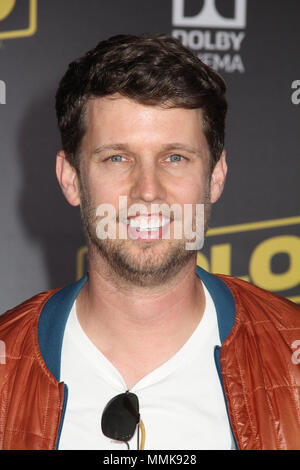 Jon Heder 05/10/2018 die Weltpremiere des 'Solo: ein Star Wars Story' in Hollywood, CA Foto: Cronos/Hollywood News Credit: Cronos/Alamy leben Nachrichten Stockfoto