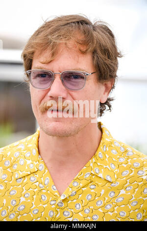 Cannes, Frankreich. 12. Mai 2018. Michael Shannon im 'Fahrenheit 451' Fotoshooting am Samstag, den 12. Mai 2018 im Rahmen des 71st Cannes Film Festival findet im Palais des Festivals, Cannes. Bild: Michael Shannon. Bild von Julie Edwards. Credit: Julie Edwards/Alamy leben Nachrichten Stockfoto