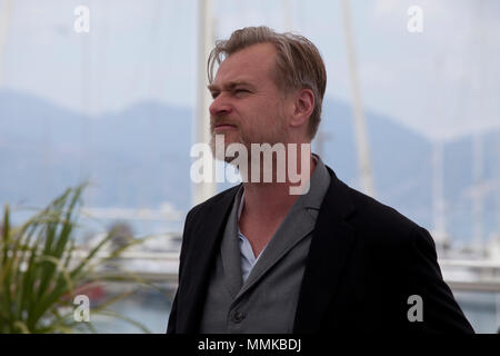 Cannes, Frankreich. 12. Mai 2018. Regisseur Christopher Nolan Foto bei der 71St Cannes Film Festival, Samstag 12. Mai 2018, Cannes, Frankreich. Foto: Doreen Kennedy Credit: Doreen Kennedy/Alamy leben Nachrichten Stockfoto