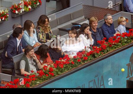 Madrid, Spanien. 12. Mai 2018. Mutua Madrid Open 2018 von Tennis. (Foto: Jose Cuesta/261/Cordon drücken). Übereinstimmung zwischen Dominic Thiem (AUT) und Kevin Anderson (RSA). Tamara Falco. Credit: CORDON Cordon Drücken Sie die Taste/Alamy leben Nachrichten Stockfoto