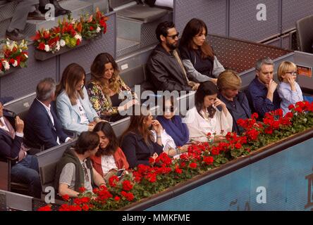 Madrid, Spanien. 12. Mai 2018. Mutua Madrid Open 2018 von Tennis. (Foto: Jose Cuesta/261/Cordon drücken). Übereinstimmung zwischen Dominic Thiem (AUT) und Kevin Anderson (RSA). Tamara Falco. Credit: CORDON Cordon Drücken Sie die Taste/Alamy leben Nachrichten Stockfoto