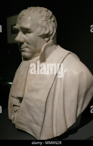 . Français: François Cacault, buste en marbre Blanc réalisé par Etienne Gois le fils en 1807, conservé Au musée Dobrée. 1807. Etienne Gois le fils (1765-1838) Gois-Cacault-1807-Profil Stockfoto