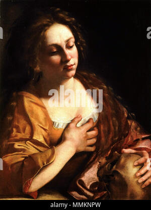 Italienisch: Maddalena penitente Reuige Magdalena. 1615-1616 oder 1631. Artemisia Gentileschi Maria Magdalena 3. Stockfoto