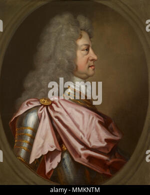 . Englisch: Porträt von George ICH von Großbritannien George I, König von Großbritannien und Irland Kurfürst von Hannover (1660-1727). 1715. Georg I. von Großbritannien - 1715 Stockfoto