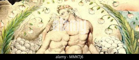 Englisch Adam Und Eva Von William Blake 1808 Aquarell Auf Papier 1808 William Blake Blake Adam Und Eva Stockfotografie Alamy