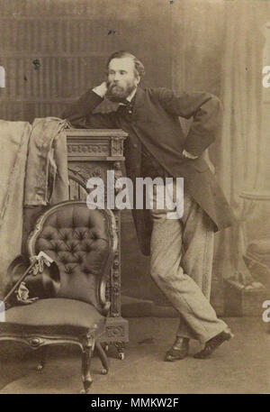 Von Ernest Edwards, eiklar Carte-de-Visite, 1860 Edward William John hopley Portrait von Ernest Edwards Stockfoto