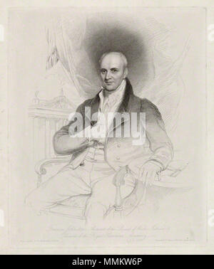 . Francis Johnston von Henry Meyer, nach Thomas Clement Thompson, Walze Gravur, 1823 Francis Johnston von Henry Meyer 1823 veröffentlicht. Stockfoto