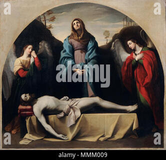 . 30 Spitzwimpel / "Gesù Cristo in pietà Pianto dalla Madonna e adorato Dai santi Petronio, Francesco, Domenico, Procolo e Carlo Borromeo" von Guido Reni von 1616 (Bologna). Beweinung Christi. 1832. Gustav Friedrich Baumgarten nach Guido Reni (1575-1642) Alternative Namen Guido Rhenus il Guido Beschreibung italienischer Maler, Zeichner und Kupferstecher Datum der Geburt / Tod am 14. November 1575 18. August 1642 Ort der Geburt / Todes Calvenzano Bologna Arbeitsort Bologna (1599-1600), Rom (1600-1602), Bologna (1603-1605), Rom (1605-1610), Bologna (1611-1612), Rom (1612), Bologna (1615-1616), Mann Stockfoto