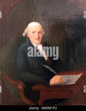 . Englisch: Portrait Carl Friedrich Christian Fasch English: Bildnis Carl Friedrich Christian Fasch. 1790. 1790 Henry Portrait Carl Friedrich Christian Fasch anagoria Stockfoto