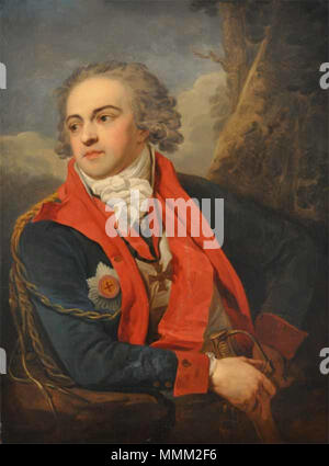 . En: Stepan Stepanovich Apraksin. 1905. Johann Baptist von Lampi der Ältere (1751 - 1830) Alternative Namen: Giovanni Battista Lampi Beschreibung Italienischer Porträtmaler Vater von Johann Baptist von Lampi der jüngeren Datum der Geburt / Tod 31. Dezember 1751 vom 11. Februar 1830 Ort der Geburt / Todes Romeno (Südtirol) Wien Arbeit Lage Verona, Wien, Warschau, Kórnik, Sankt Petersburg Authority control: Q 699740 5194786 ISNI VIAF:?:? 0000 0001 0865 4701 ULAN:? 500004776 LCCN:?n 2002056728 WGA:? LAMPI, Johann Baptist ich WorldCat Apraxin stepan Stepanowitsch Stockfoto