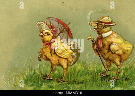 . Englisch: Alte Russische Ostern Postkarte. Vor 1917. Unbekannt 14 20. Alte russische Ostern Postkarte Stockfoto