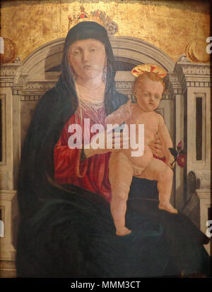 Bartolomeo degli Erri Vierge à l'Enfant (2) Stockfoto