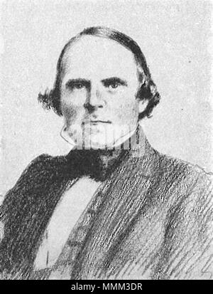 . Englisch: sv: Mortimer Agardh (1812-1862), schwedischer, Professor für Astronomie und Mitglied des Parlaments. Svenska: sv: Mortimer Agardh (1812-1862), svensk och astronomiprofessor riksdagsman. . Mitte des 19. Jahrhunderts. Unbekannt 29 Agardh, Mortimer (ur Holmberg 1928) Stockfoto