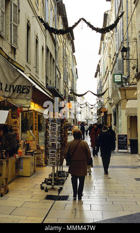 Straßenszene in Avignon. Frankreich Stockfoto