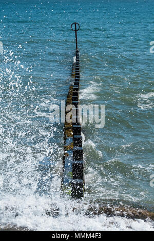 Nordsee bei Aberdeen Stockfoto