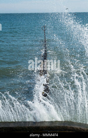 Nordsee bei Aberdeen Stockfoto