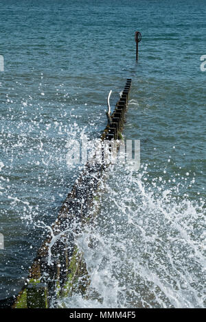 Nordsee bei Aberdeen Stockfoto