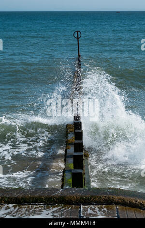 Nordsee bei Aberdeen Stockfoto