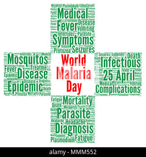 World Malaria day Abbildung Stockfoto