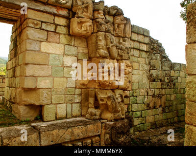 Archäologische Stätte von Copán in Honduras Stockfoto