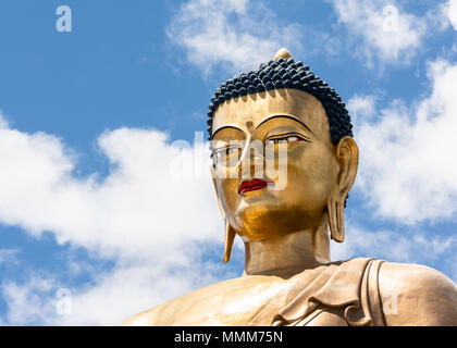 In der Nähe des Großen Buddha Dordenma Statue auf einem Hügel außerhalb von Thimpu, Bhutan. Stockfoto