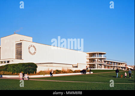 Der De La Warr Pavilion an der Küste von Bexhill-On-Sea, East Sussex, Großbritannien Stockfoto