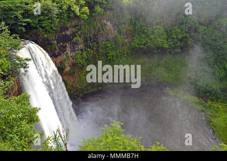 Wailua Falls, Kauai, Hawaii, USA Stockfoto