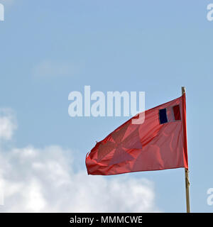 Flagge von Wallis und Futuna, Wallis, Wallis und Futuna, Süd Pazifik Stockfoto