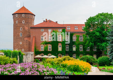 Krakau, Polen - 13. August 2017: Krakau, Schloss Wawel Stockfoto