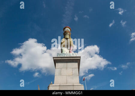 Michael Rakowitz "der unsichtbare Feind sollte nicht existieren" - das neunte Kunstwerk auf die Gnade der Fourth Plinth, Trafalgar Square, London, UK Stockfoto