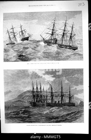 . Die Illustrated London News 1873, s. 8. 18. Januar 1873. Unbekannte ILN 1873, s. 8 Stockfoto