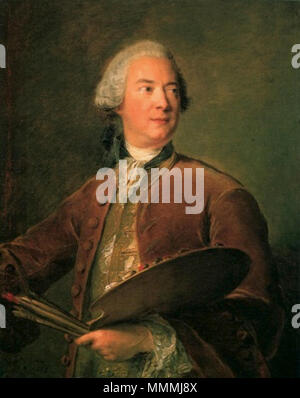 Jean-Marc Nattier, Louis Tocqué (1739) Stockfoto