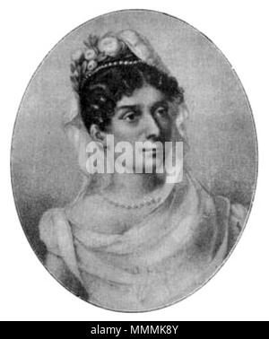 . Englisch: Angelica Catalani Svenska: Angelica Catalani. um 1830. Nils Personne (Text), Philipp von Stubenrauch (Bild) 029 - Angelica Catalani Stockfoto