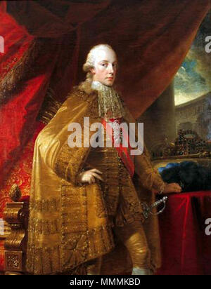 . Englisch: Franz II., Kaiser des Heiligen Römischen Reiches. . Ca. 1792. Unbekannte Francis II (HRE) Stockfoto