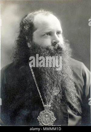 . Русский: Bischof Unschuldigen (Pustynsky). 1900. Michael Z. Vinokouroff Fotosammlung, Ca. 1880er 1970er 85 Bischof Unschuldigen (Pustynsky) Stockfoto