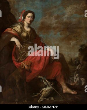 Diana die Jägerin.. zweiten Viertel des 17. Jahrhunderts. Malo Diana die Jägerin Stockfoto
