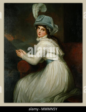 . Portrait von Emma, Lady Hamilton (1765-1815) Lady Hamilton. 1791. George Romney - Lady Hamilton - Google Kunst Projekt Stockfoto