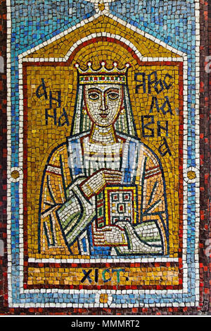 . Englisch: Mosaik von Anna von Kiew, Königin von Frankreich (r. 1051-1060, in der Regentschaft für seinen Sohn Philip 1060-1066). 4 Februar 2014, 22:22:38. Unbekannt 47 Anna Yaroslavna von Kiew Stockfoto