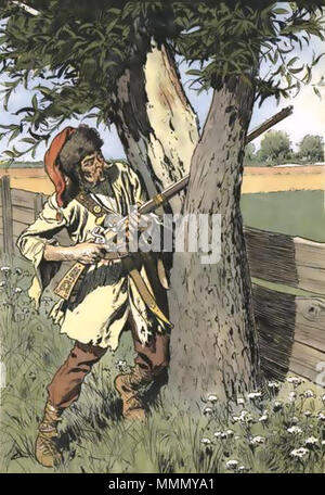 . Englisch: Österreichische Pandur aus 1760 64 Österreichische Pandur aus 1760 Stockfoto