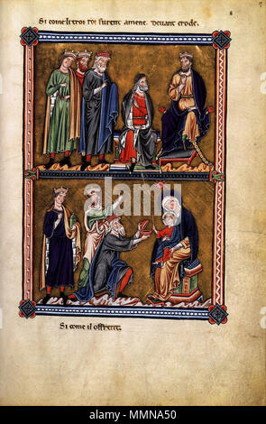 Ingeborg Psalter. ca. 1195. 12. Jahrhundert Maler - Ingeborg Psalter - WGA 15836 Stockfoto