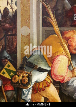 Mocking Christi (Detail).. ca. 1535-1538. Meßkirch Mocking Christi (Detail) 01. Stockfoto