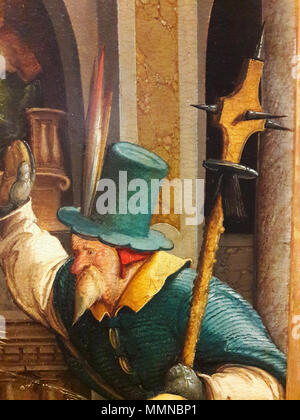 Mocking Christi (Detail).. ca. 1535-1538. Meßkirch Mocking Christi (Detail) 04. Stockfoto