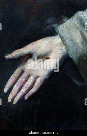 Die Ekstase des Heiligen Franz von Assisi (Detail). ca. 1580. El Greco Ekstase des Heiligen Franziskus (Detail) 02. Stockfoto