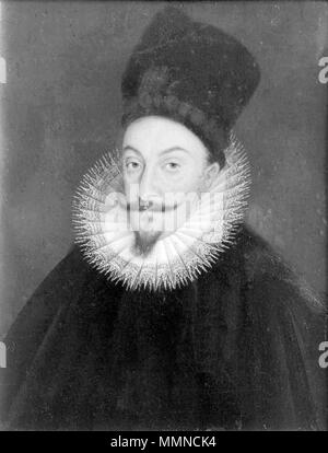 . Englisch: Porträt von König Sigismund III Vasa. Polski: Portret króla Zygmunta III Wazy. Q 30008029. 1590 s. Kober Sigismund III. von Polen Stockfoto