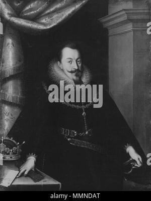 . Englisch: Porträt von König Sigismund III Vasa. Polski: Portret króla Zygmunta III Wazy. Q 29958634. ca. 1605. Sigismund III. von Polen Stockfoto