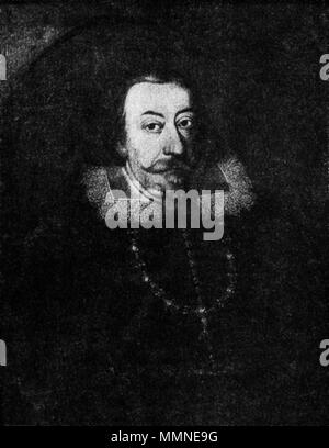 Portrait von Sigismund III Vasa.. ca. 1631. Anonyme Sigismund III Vasa Stockfoto