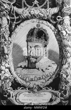 König Sigismund III Vasa.. 1644. Suyderhoef Sigismund III Vasa Stockfoto