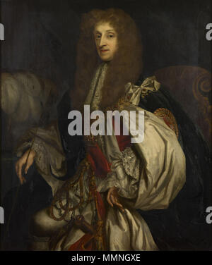 Portrait von Thomas Osborne, 1st Duke of Leeds (1631-1712). 1682. 1 stDukeOfLeeds Stockfoto